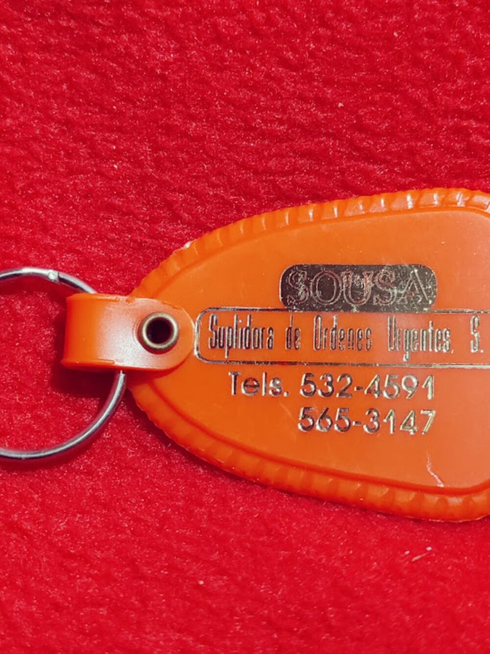 Vintage SOUSA Advertising Keychain